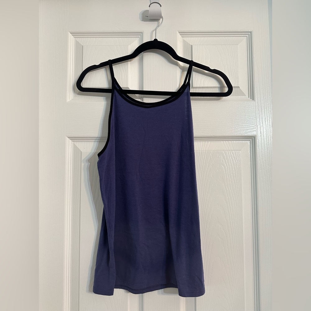 Juniors Small Mudd Flowy Blue Tank Top